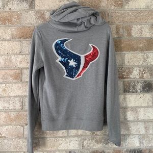 Houston Texans sequin hoodie